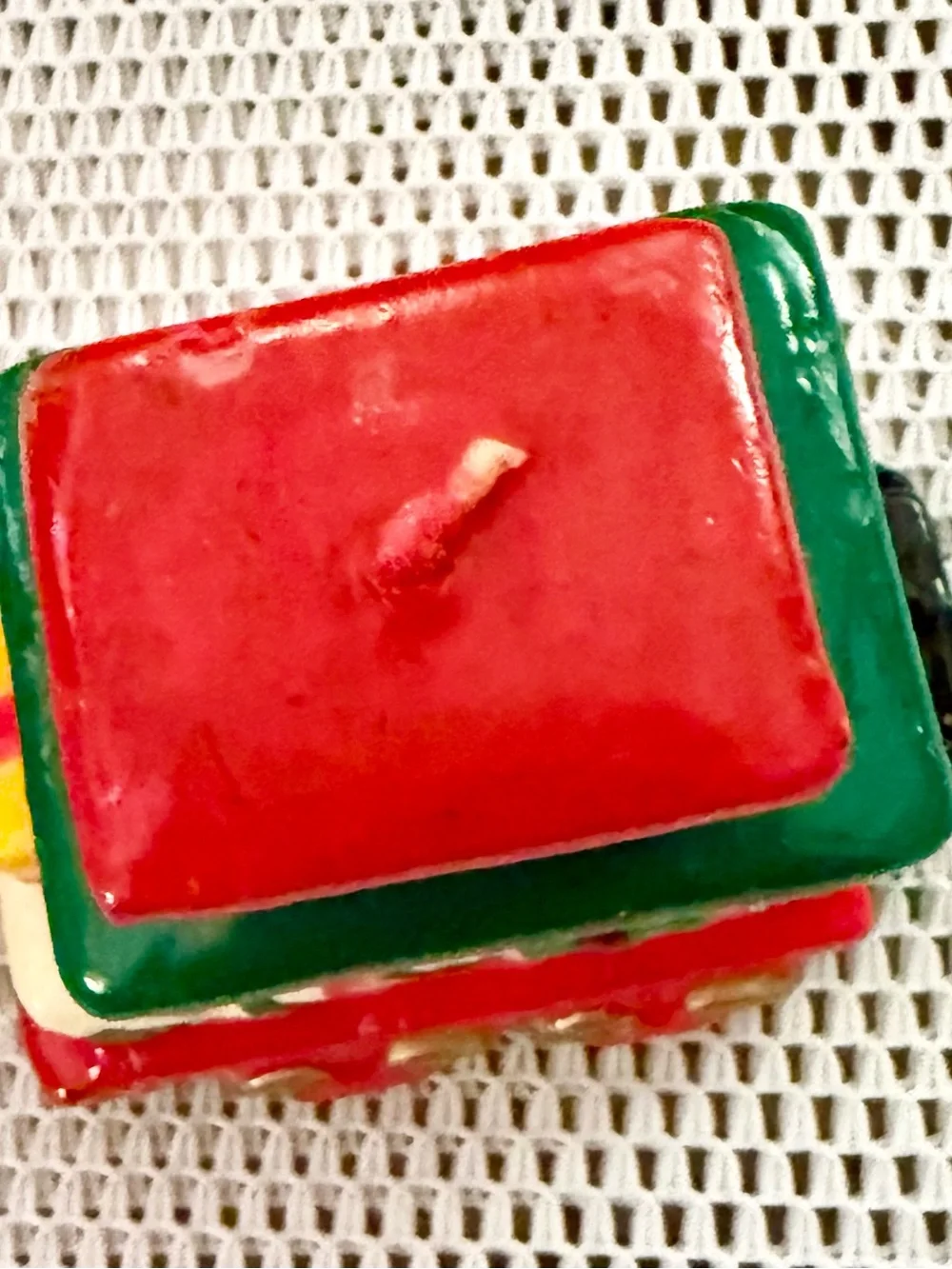 Vintage 4-Piece Christmas Train Wax Candle Set